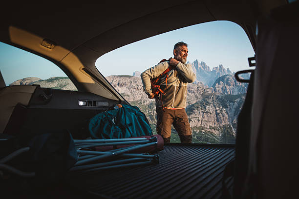 istock Mature man hiking at Dolomite 2223189106