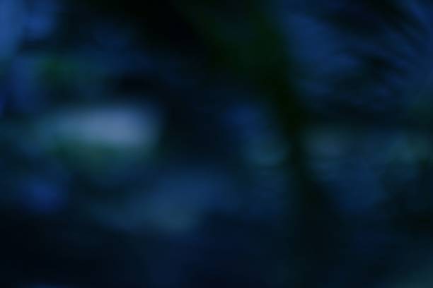 Mysterious Abstract Nightfall Ambiance, Deep Blue Hues, Subtle Light, Peaceful Background, Quiet Calm Atmosphere