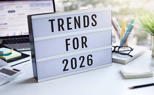 istock Plans and goals.Trends for 2026 concepts with text on lightbox.inspiration and creativity. 2223202800
