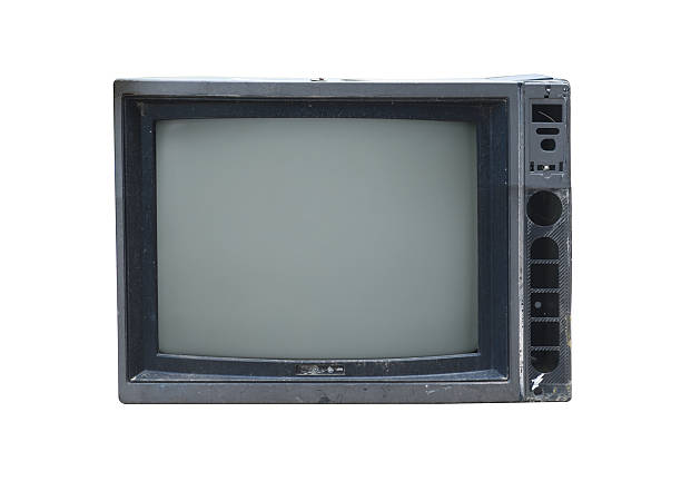 istock Old tv on isolated. Retro technology concept. Blank screen for text. 2223215361