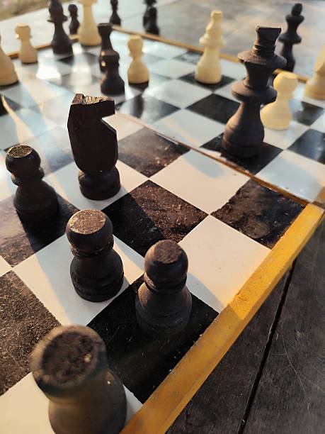 istock photo of chess pieces and board 2223223918