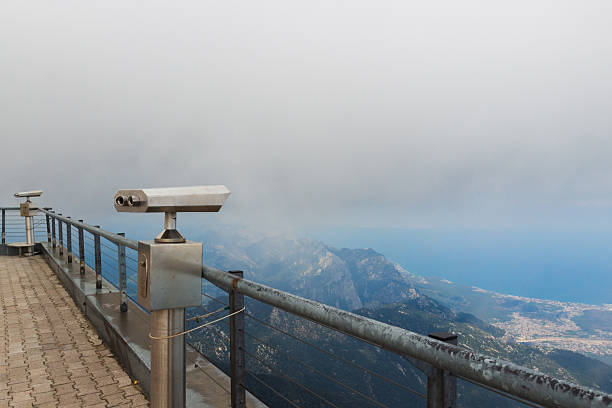 istock Pay tourist telescope at observation point in Kemer, Turkey 2223231724
