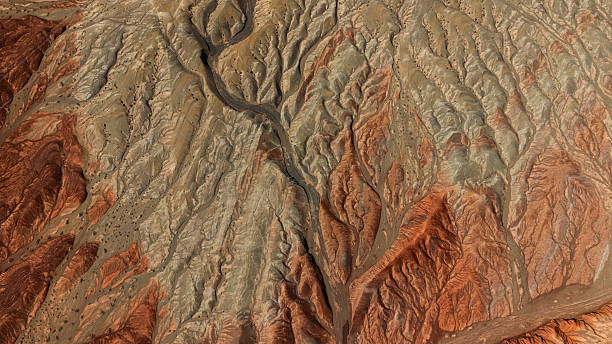 istock Drone photo of Danxia landform 2223234035