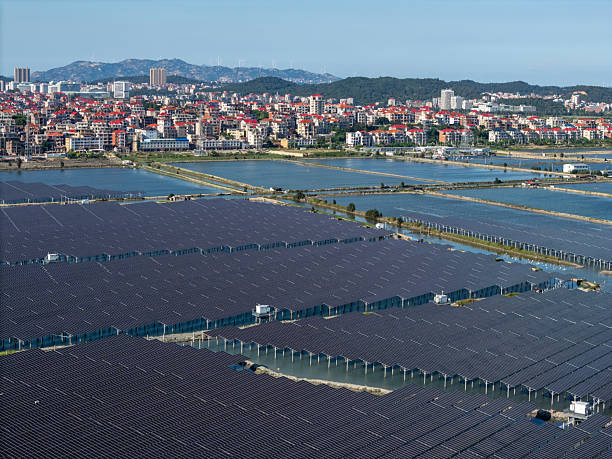 istock Offshore solar panels in coastal towns 2223239408