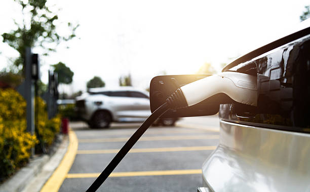 istock Electric vehicles charging station on roadside 2223242339