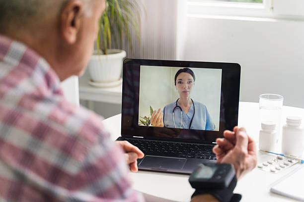 istock Patient Discussing Health in Telehealth Session 2223242544