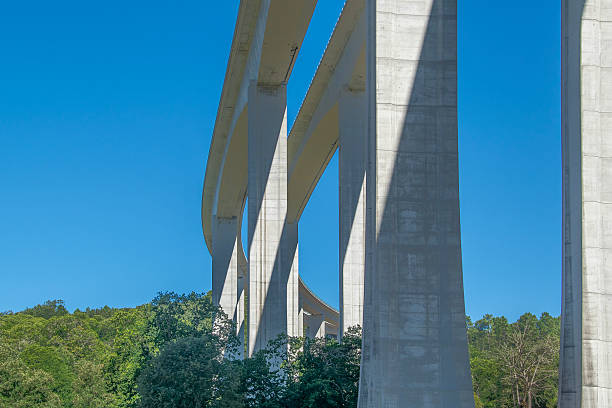 istock Concrete viaduct bridge crossing forest landscape 2223242932