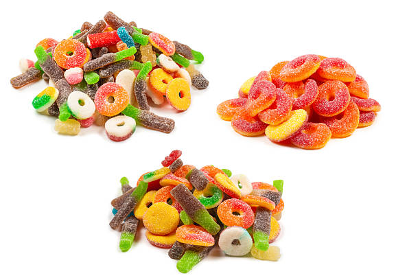 istock Assorted gummy candies. Top view. Jelly  sweets. 2223248236