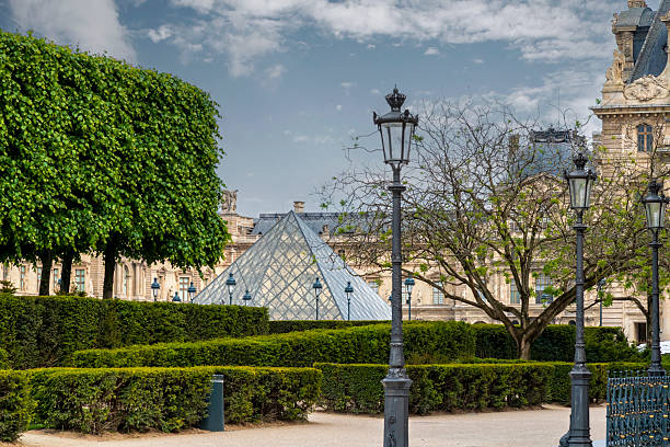 Paris, France - May 6, 2025:  The Louvre Museum, a national art museum in Paris, France.