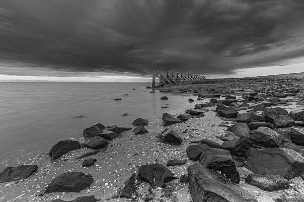 istock Threat over the Wadden Coast with drifting, ominous clouds 2223255228