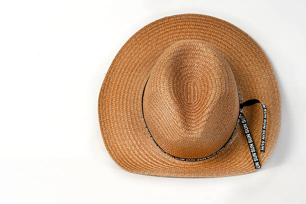 istock Summer straw sun hat for beach, pool, vacation on white background with space for text. Accessories and beach vacation concept. 2223259183