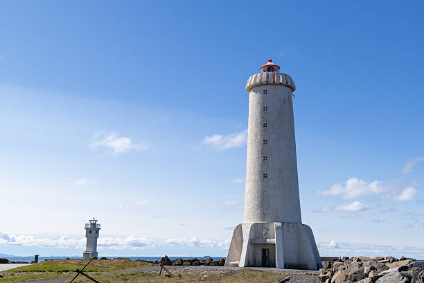 istock Old and New Arkranes Lighthhouse 2223259702