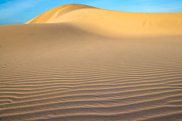 istock Golden Sand Dunes under Blue Sky in Phan Rang, Vietnam 2223264627
