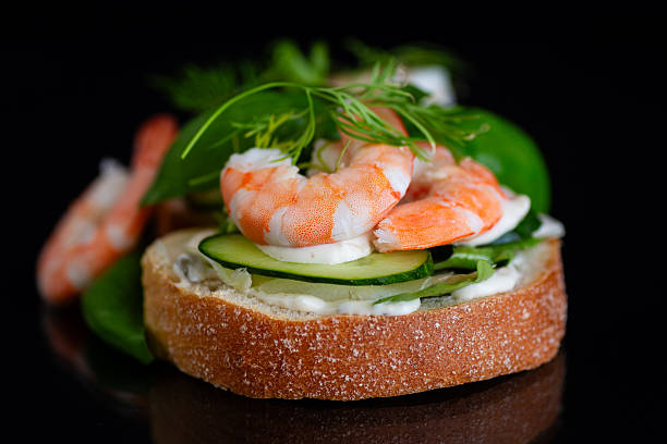 istock morning sandwiches with boiled shrimps 2223268362