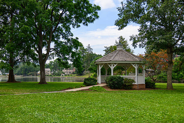 istock Pavilion at Children's Lake 2223270161