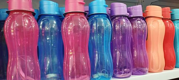 istock Plastic bottles in multiple colors for water 2223270591