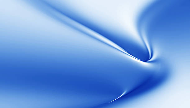 istock Blue abstract background with curves - Trendy geometric design 2223272044