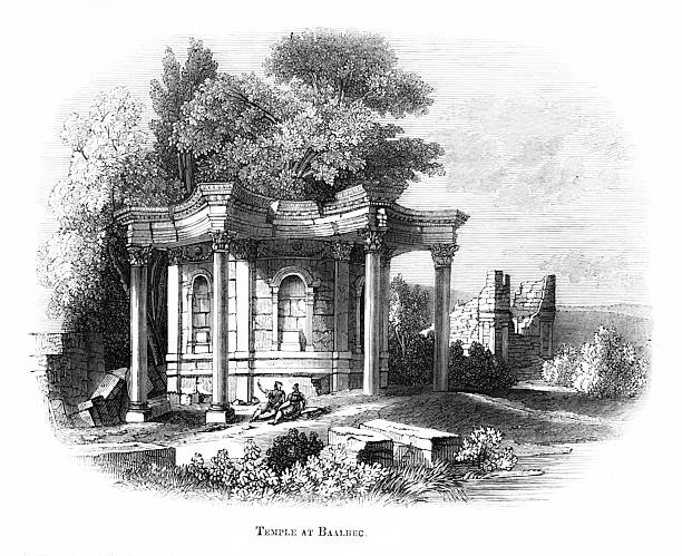 istock Roman Temple at Baalbek, Syria, Lebanon,  Bible History 2223276029