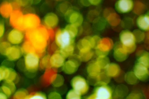 Lively and Energetic Abstract Bokeh with Warm and Cool Light Hues