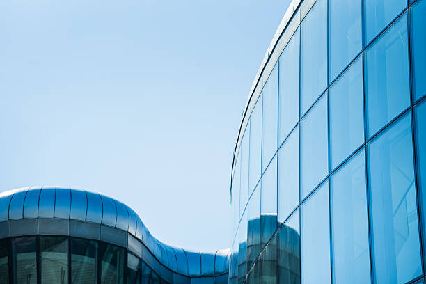 istock Modern Glass Building Against Clear Sky 2223293498