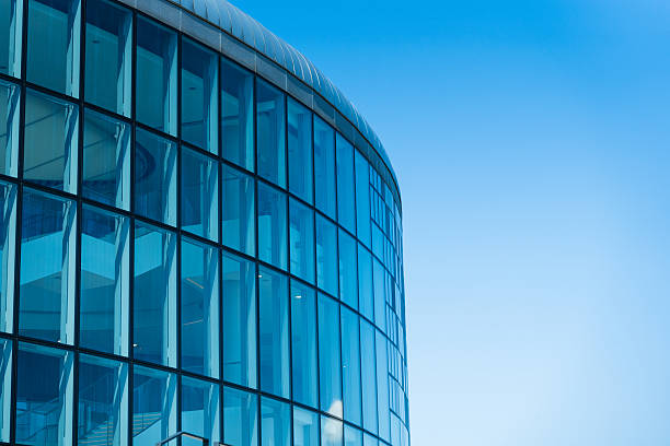 istock Modern Glass Building Against Clear Sky 2223293502