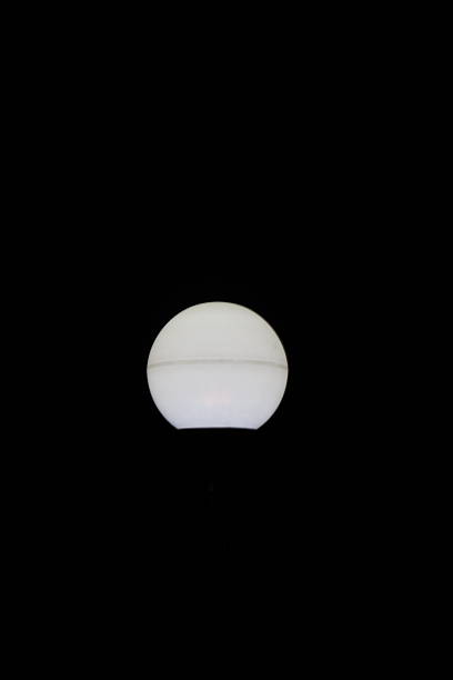 close up photo of a light bulb at night