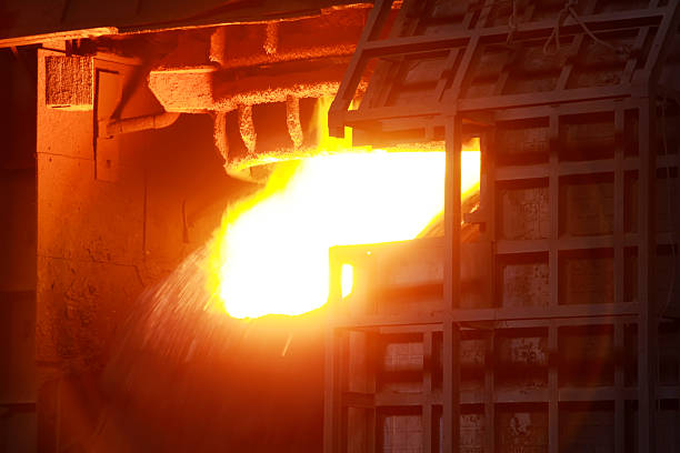 istock red hot molten steel 2223312875