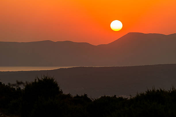 Photo of Beutiful sunset over Veli Vrh, Krk Island, Croatia