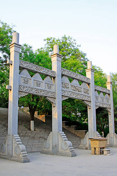 istock Chinese traditional stone arch 2223318565