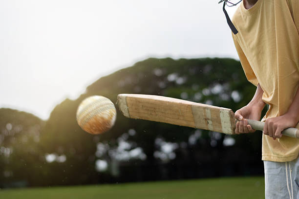 istock Young Cricket sport player 2223320408