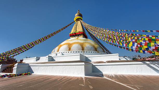 istock Boudhanath or boudanath stupa with prayer flags 2223343746