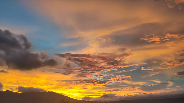 istock Magnificent Evening Sky with Vibrant Sunset Over Scenic Horizon 2223348830