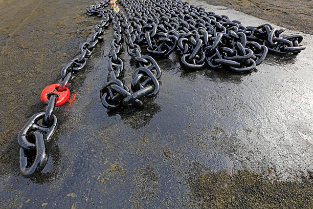 Galvanized coated chain stack