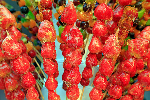 istock Bingtanghulu Crispy Sugar-Coated Fruit on a Stick 2223353531