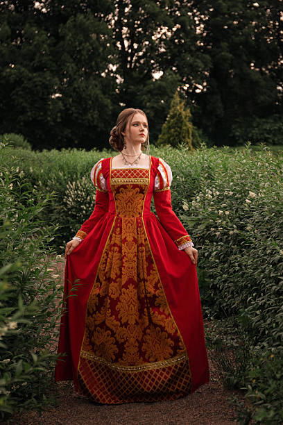 istock Medieval princess in the garden 2223356908