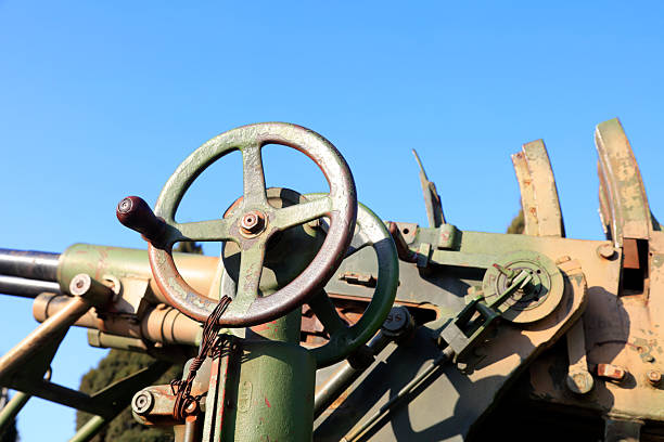 Local feature of antiaircraft machine gun