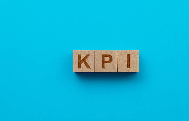 istock Wooden cubes with word KPI 2223358474
