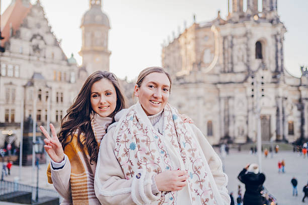 istock Two Woman Friends Enjoy In Walking 2223358835