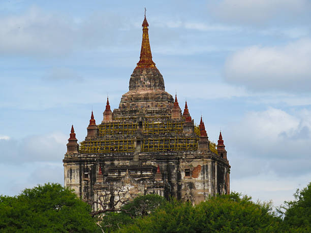 istock Thatbyinnyu Temple Rising from the Trees in Bagan, Myanmar 2223358847