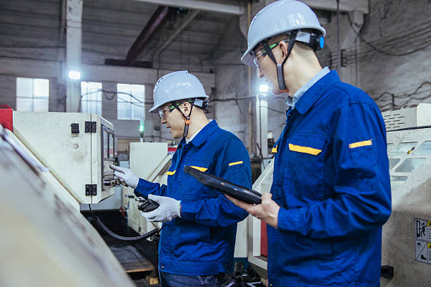 istock Asian male engineer working in factroy 2223362416