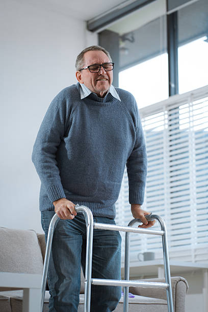istock senior old patient during rehabilitation. 2223362576