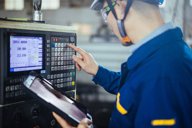 istock Asian male engineer working with digital tablet in factory 2223363339
