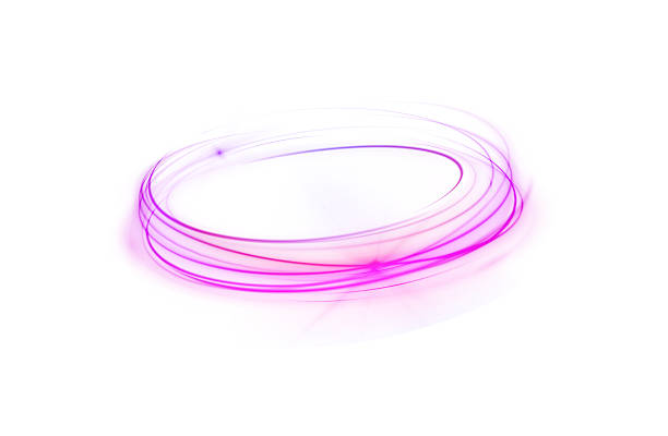 Abstract blue swirl line of light with a transparent pattern, suitable for bright background stock illustration