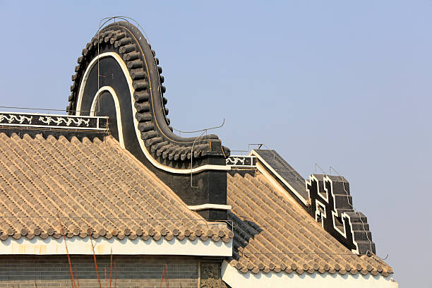 Chinese style roof decoration