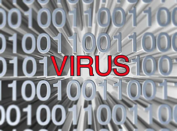 Photo of Virus in binary code