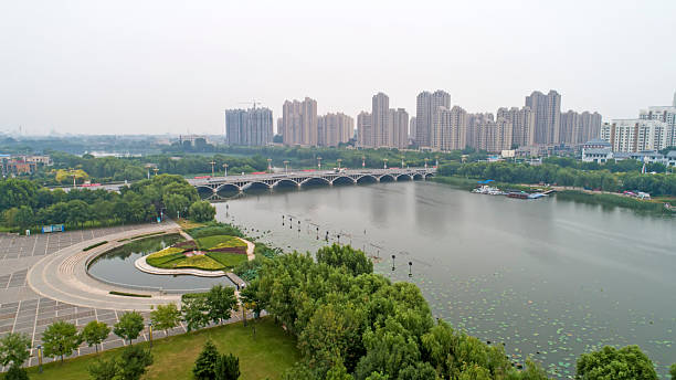 istock Waterfront City Scenery, Luannan County, Hebei Province, China 2223376681