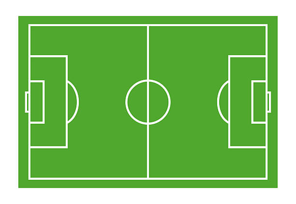 ilustraciones, imágenes clip art, dibujos animados e iconos de stock de ilustración de imágenes prediseñadas del diagrama del diagrama del diseño del campo de fútbol/del campo de fútbol sobre un fondo transparente - campo de fútbol
