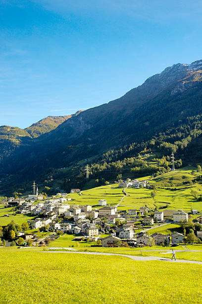Alpine Village in the Bernina Valley