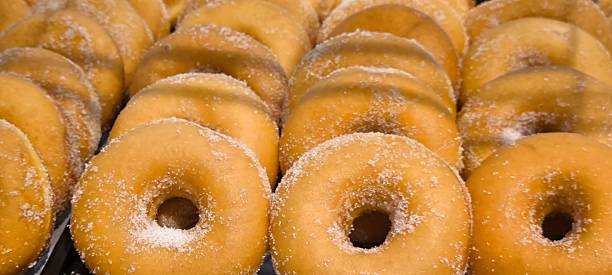 istock Sugar-sprinkled donuts are a high-energy food. 2223399701