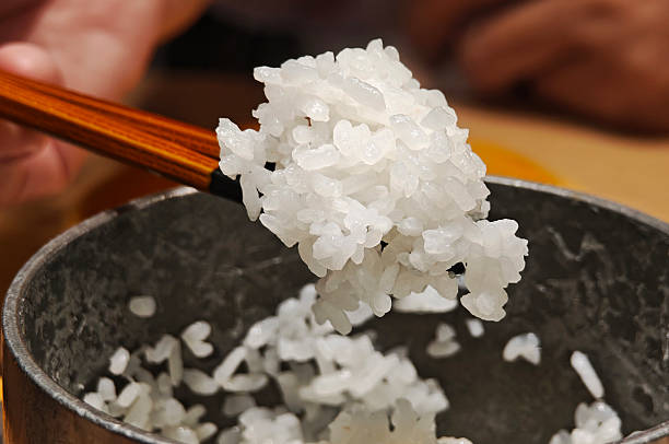 istock Steam and Japanese white rice 2223409198